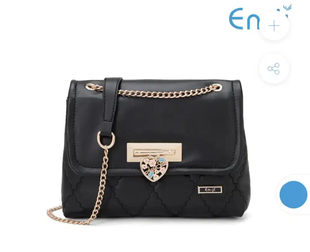 Tas En-Ji KOYU slingbag, hitam, second