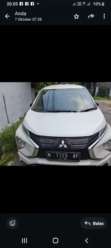 JUAL MOBIL MITSUBISHI XPANDER TIPE EXCEED 1.5 TAHUN 2020 BENSIN