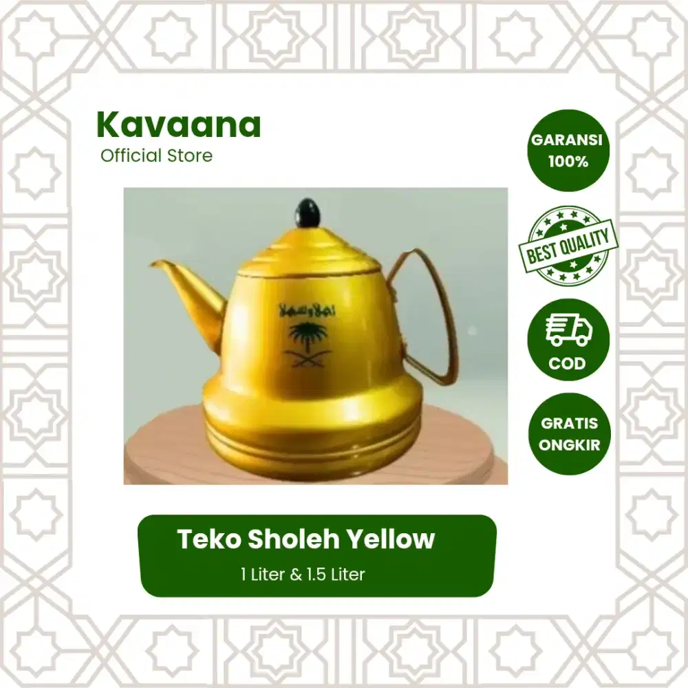 Teko Sholeh 1L dan 1.5L | Teko Arab Khas Haji Umroh