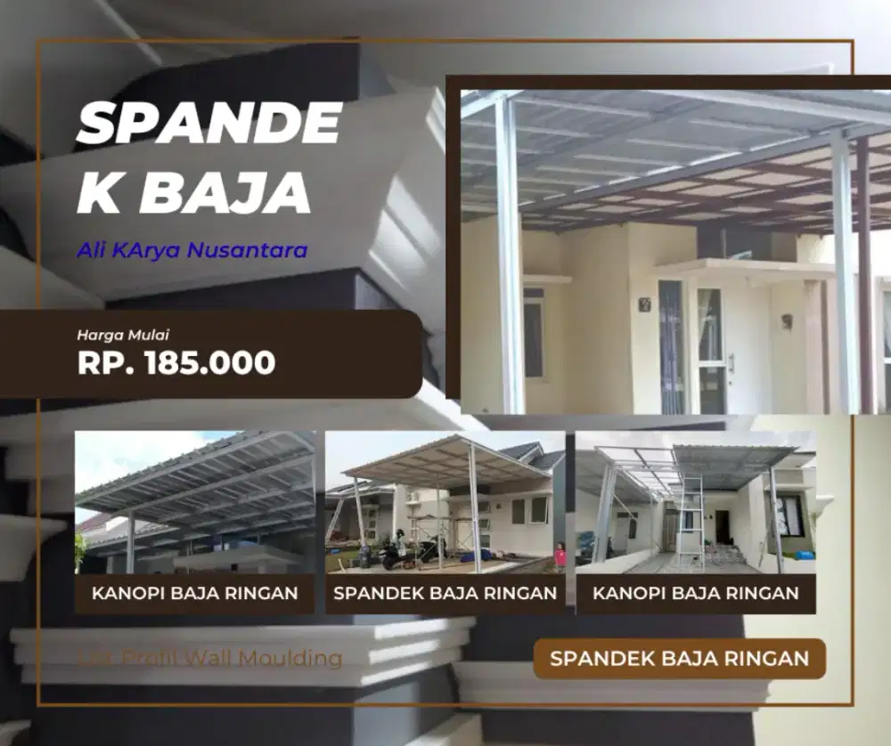 Jasa Pasang Spandek Baja Ringan Berpengalaman