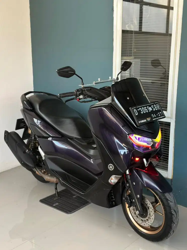 Yamaha Nmax 2022 Non ABS Hitam Repaint ungu lembayung
