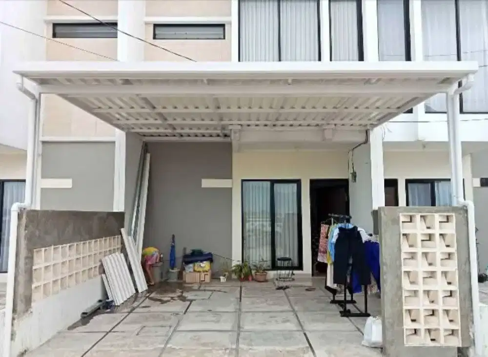 Kanopi besi hollow Galvanis atap alderon