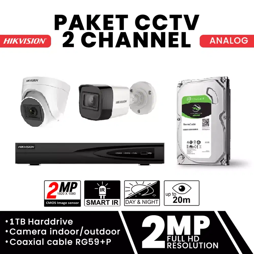 CCTV Terbaik, Pasang CCTV Hikvision Harga Terjangkau