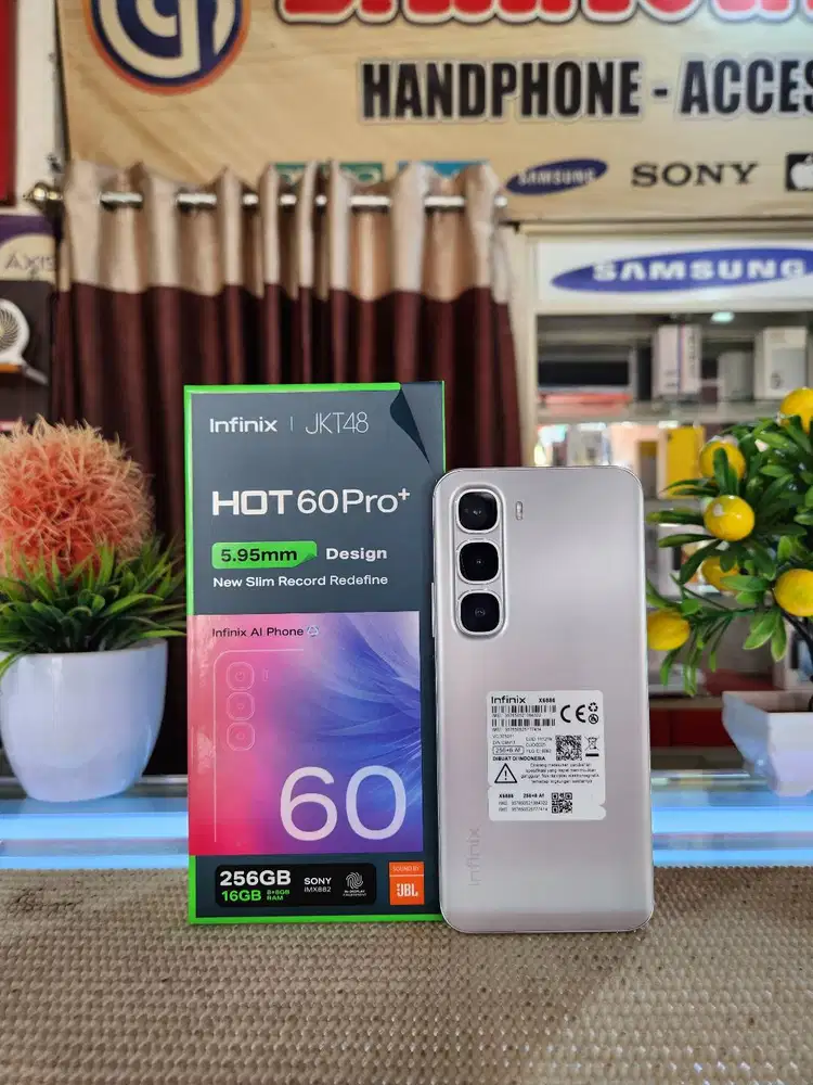 Infinix Hot 60 Pro Plus (8+8) 16Gb/ 256Gb Fullset Mulus Original 100%