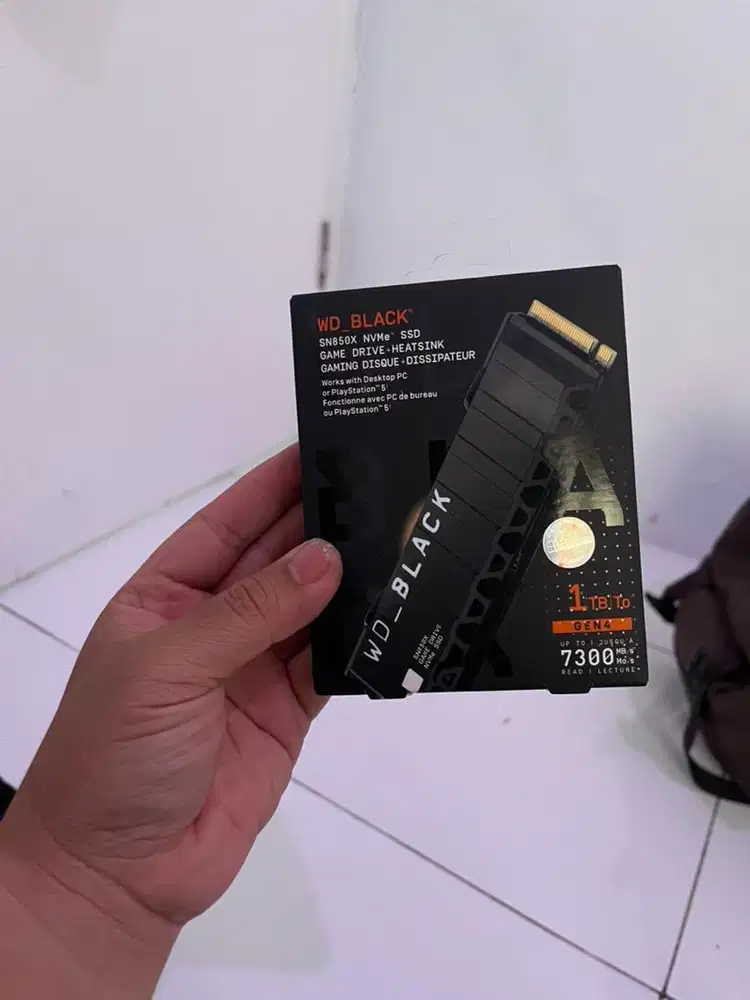 SSD NVME WD BLACK SN850X 1TB