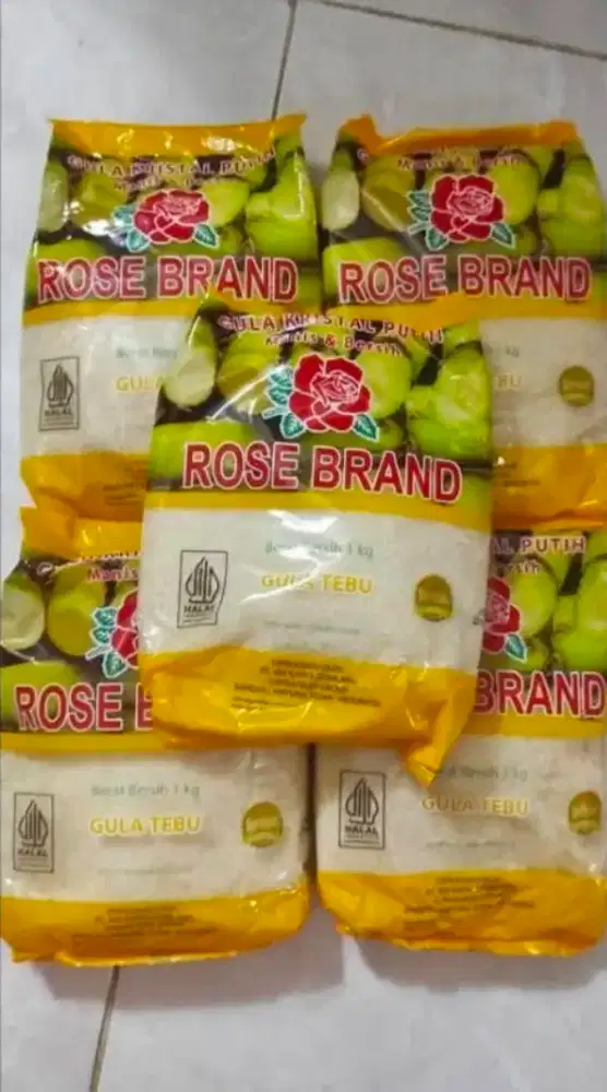 gula pasir rosebrand kuning ,harga per satu kilo