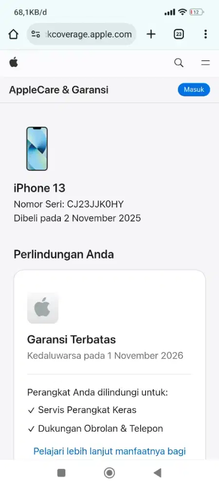 iPhone 13 128 iBox