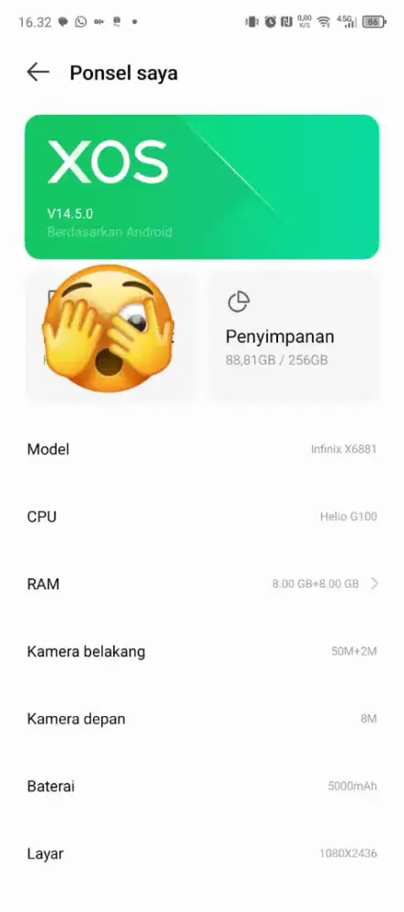 INFINIX HOT 50 PRO+ 8+8 / 256
