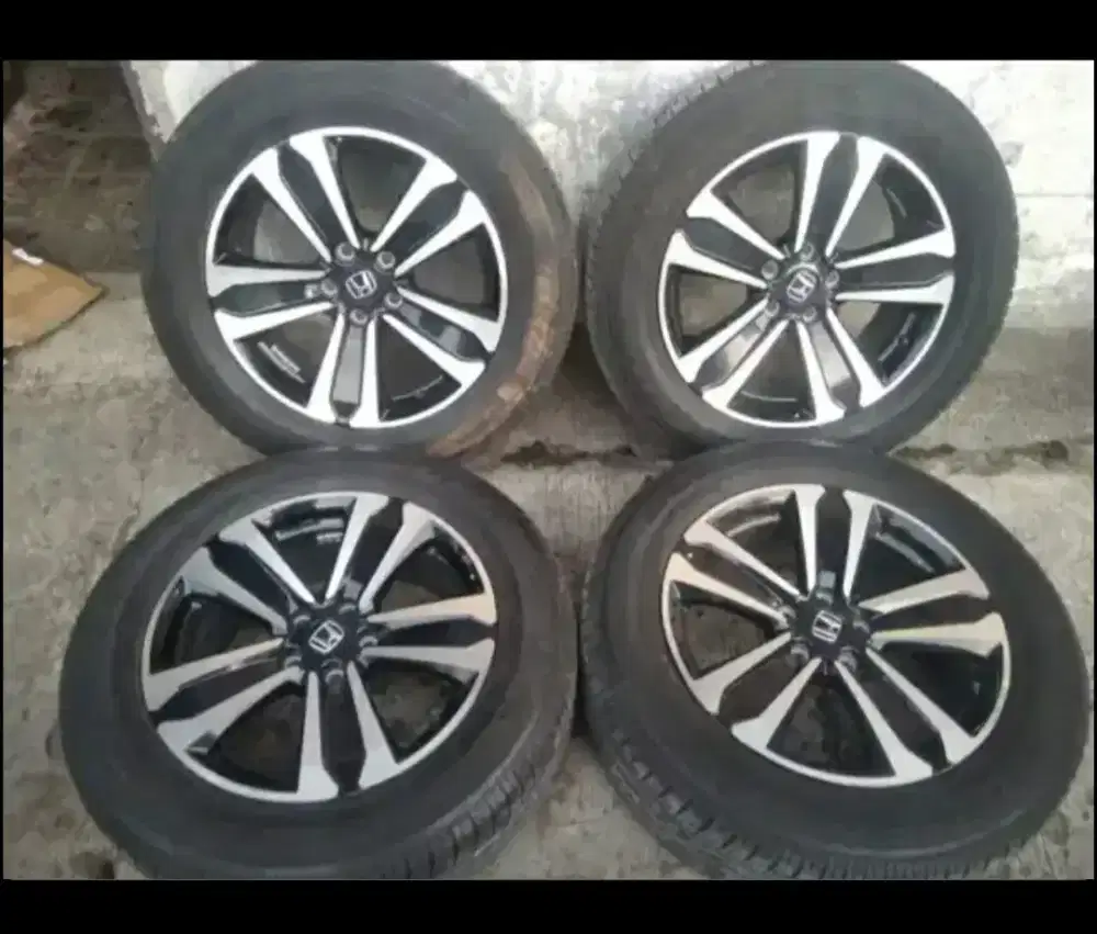 4 VELG R18 Ori CRV TURBO TerBARU + BAN BRIDGESTONE 235/60R18 SiapPakai