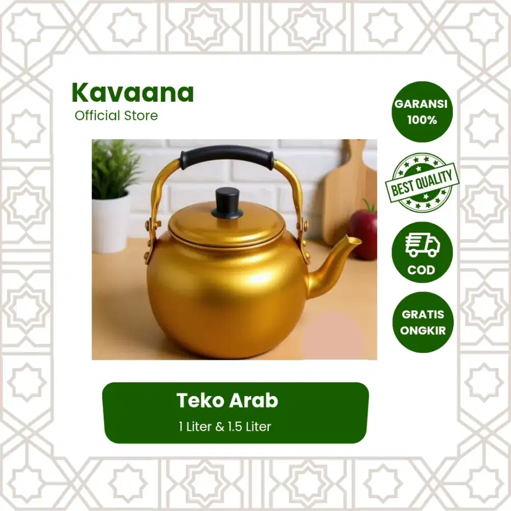 Teko Arab 1 L & 1.5 L | Teko Arab Khas Haji Umroh