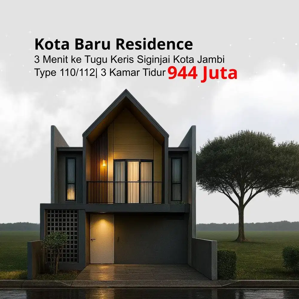 Rumah Purnama Kota Baru Jambi Lokasi Strategis