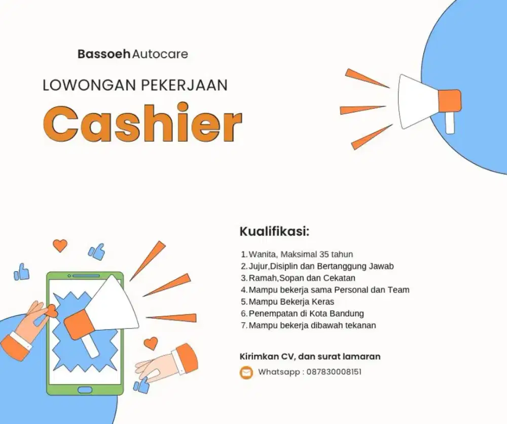 Lowongan Kasir Carwash
