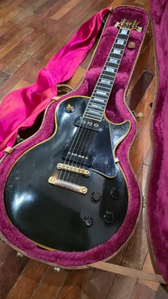1954 Gibson Les Paul Custom Black Beauty USA staple pickup p90