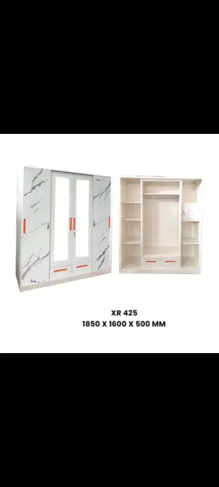 BARU MURAH COD LEMARI KANTOR LEMARI BESI LEMARI PAKAIN BESI MINIMALIS