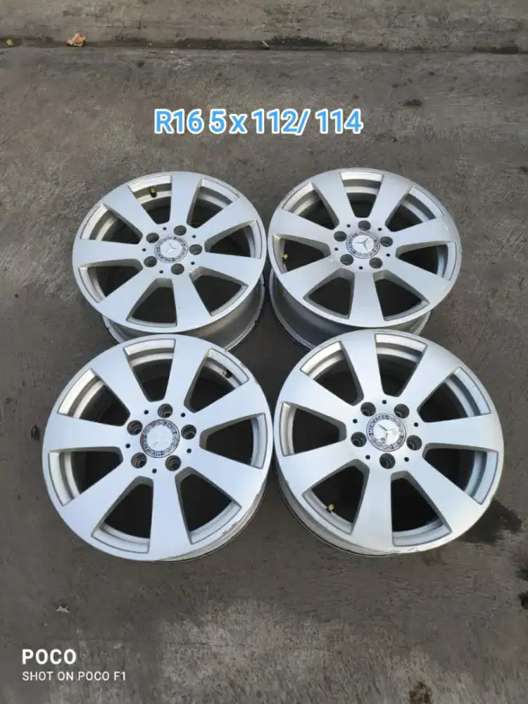 Oem MERCY W204 R16 pcd 5 x 112 lebar 7 offset 43