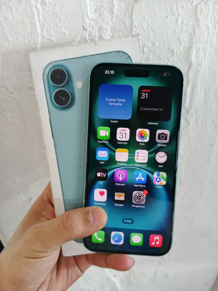 Iohone 16 plus 128 GB iBox bh 100% CC 54