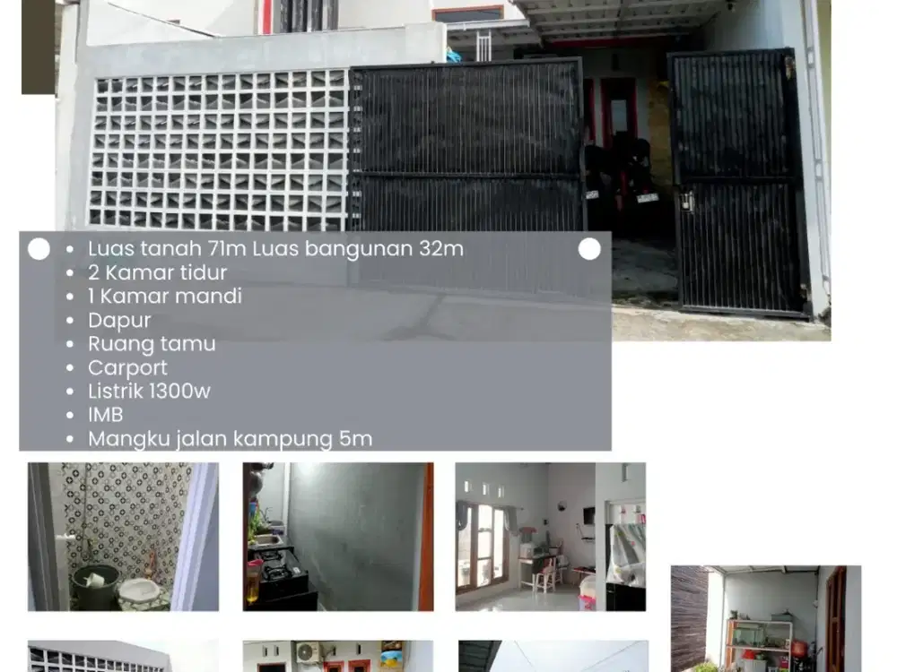 RUMAH SIAP HUNI TYPE 32/71 VIEW SAWAH SOLODIRAN, MANISRENGGO