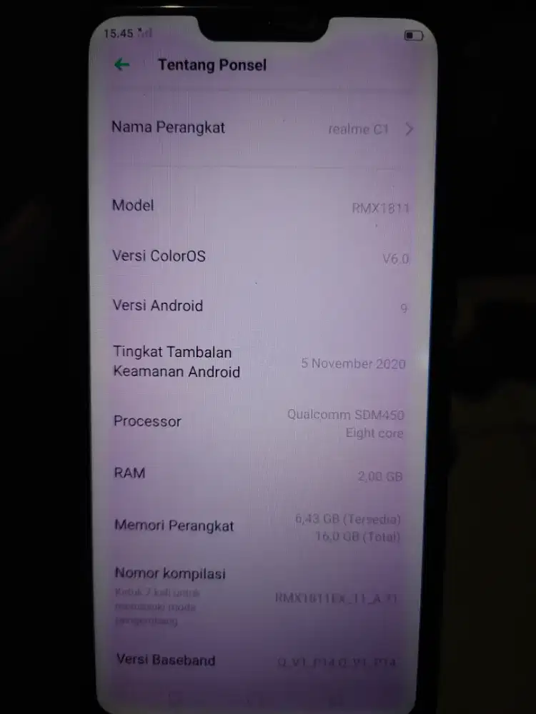 Realme c1 Ram 2/16 sayang anak