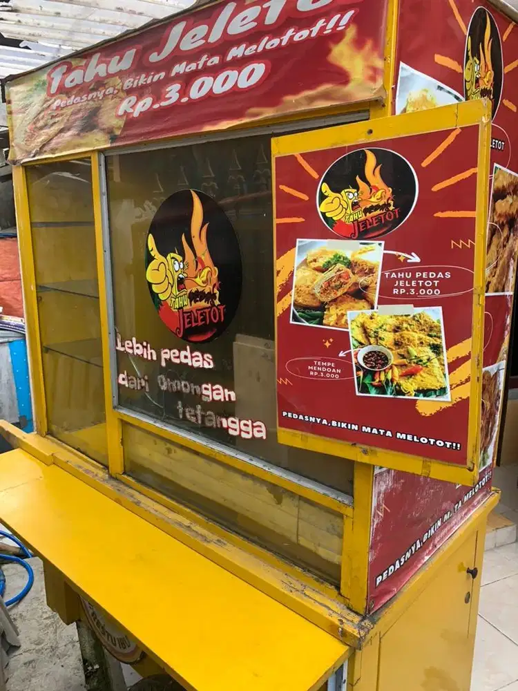 Gerobak usaha second murah dan lengkap