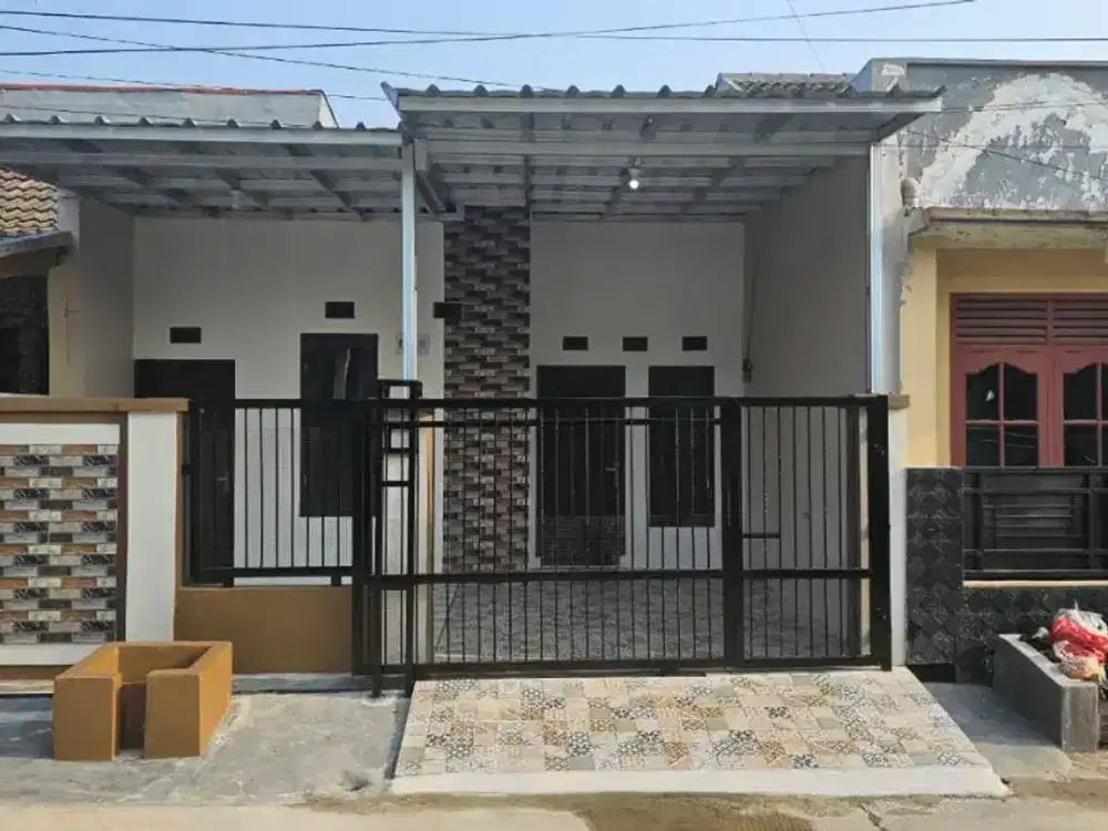 Rumah baru minimalis cakep siap huni di perumahan wisma asri 1 (bebas banjir)