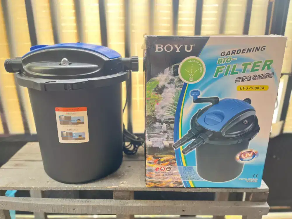BOYU GARDENING BIO-FILTER EFU 10000A KOLAM IKAN