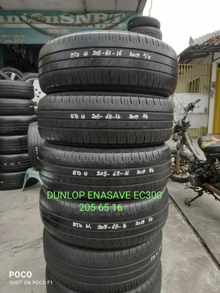 4 pcs ban second DUNLOP ENASAVE EC300 205_65_16 (2019)