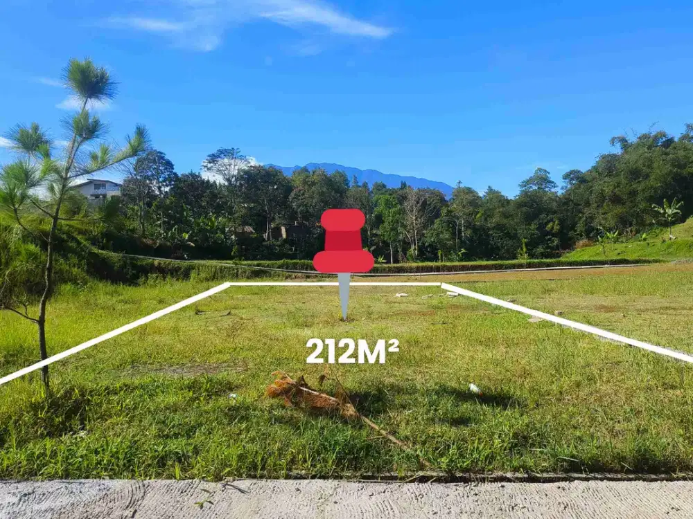 Tanah Luas 212m2 Di Puncak Bogor belakang Kopi Munjul