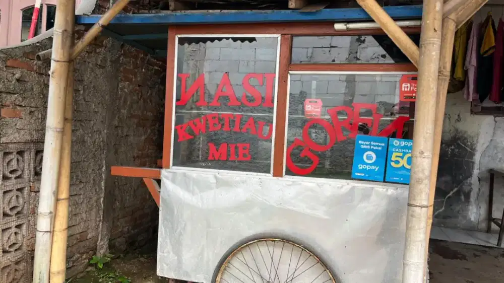 Dijual gerobak nasi goreng,