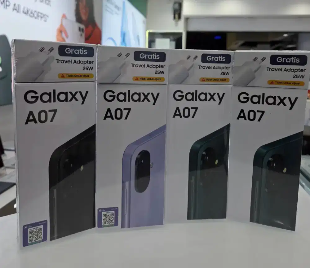 Samsung A07 8+8/256 Baru Garansi resmi