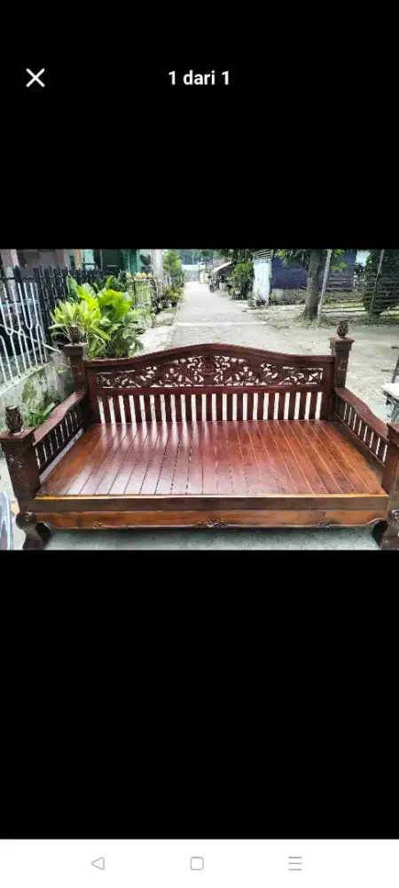 bale bale jati Jepara asli jumbo 2x1 metrr