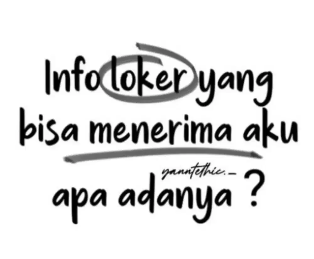 Saya Membutuhkan Pekerjaan Segera