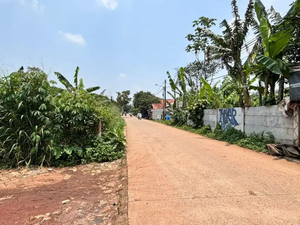 Tanah Murah Cisauk - SHM - Pinggir Jalan