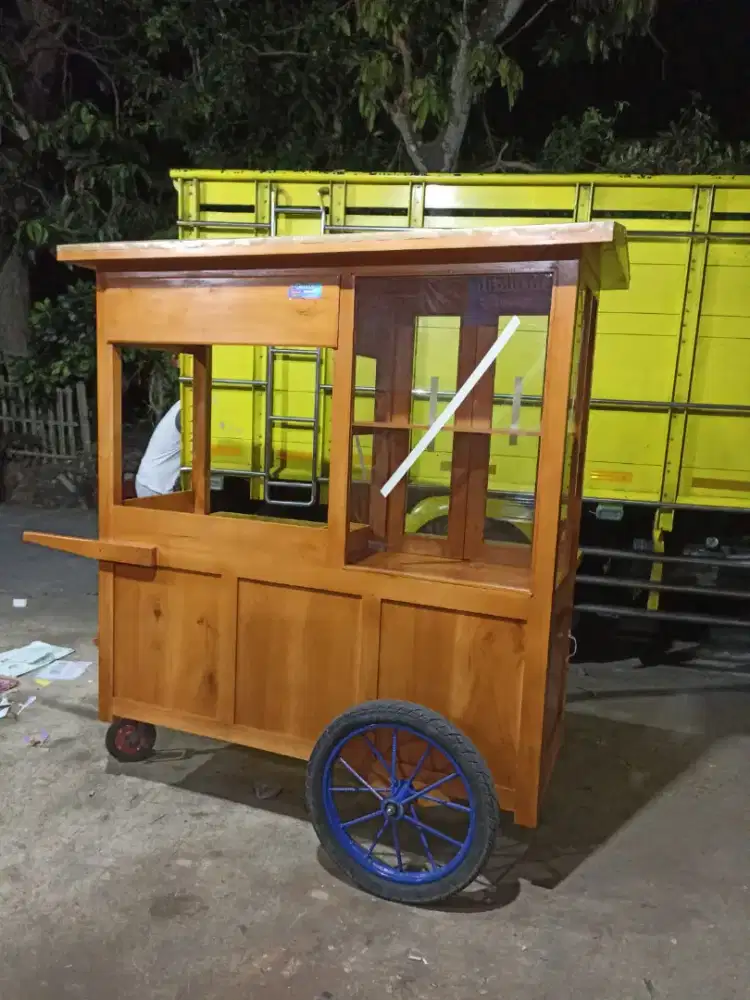 Gerobak Angkringan Bakso Mie Ayam PeceL Bubur Sate Martabak Ronde dlL