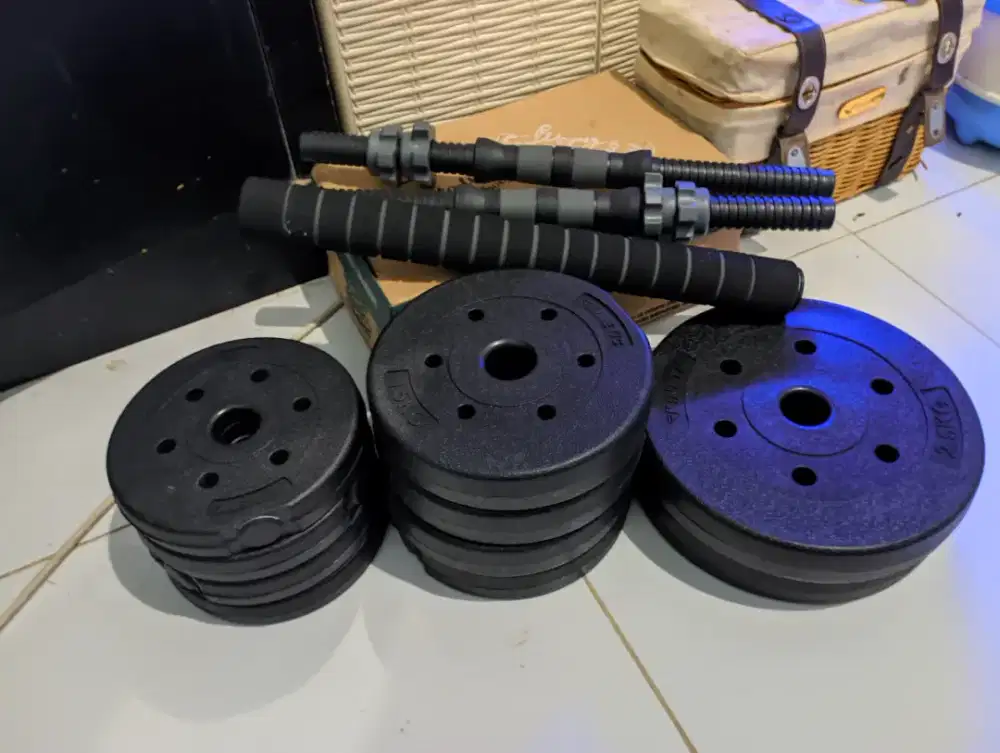 Set Dumbbell & Piringan Beban