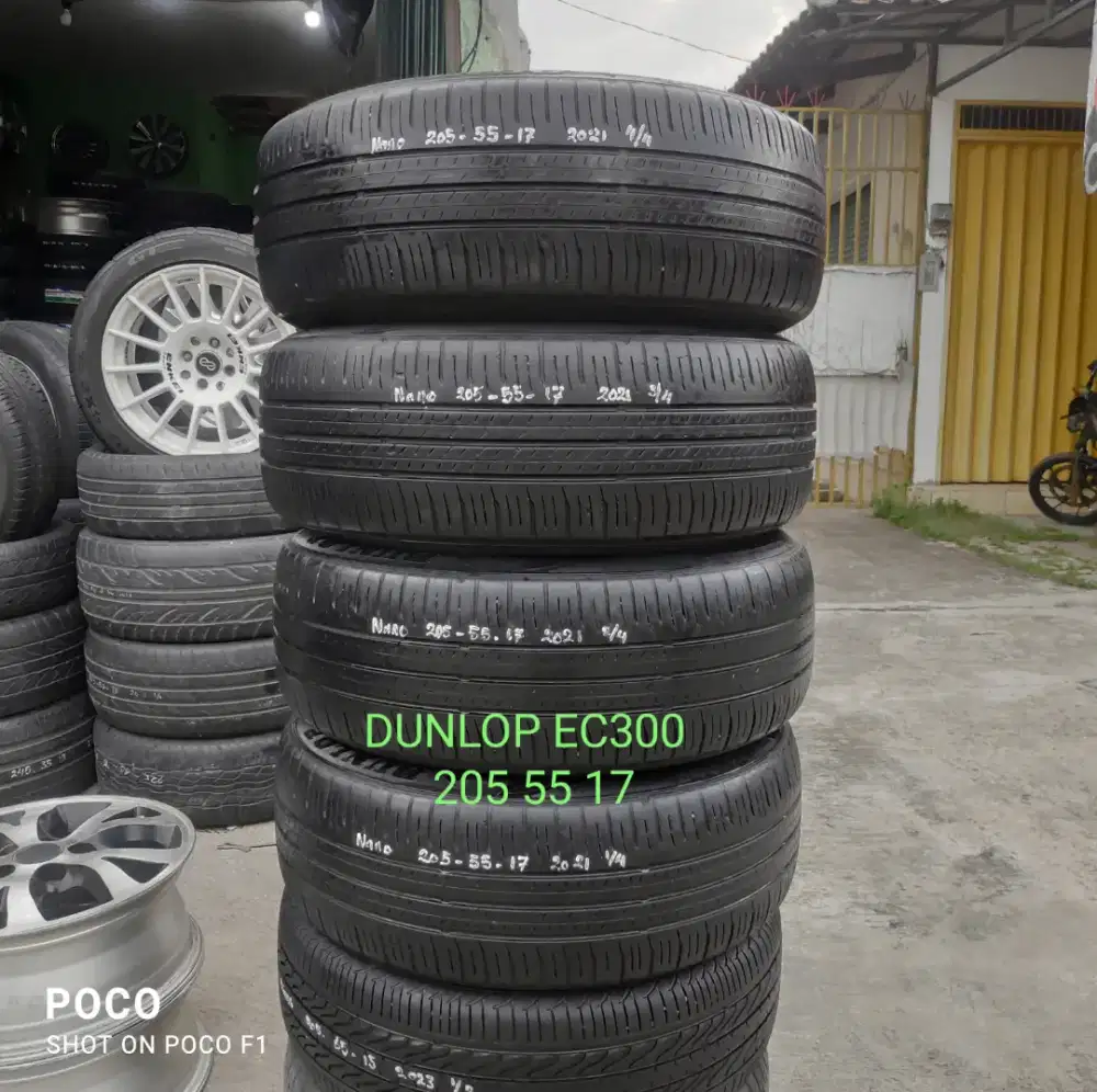 4 pcs ban second DUNLOP ENASAVE EC300 205_55_17 (2021)