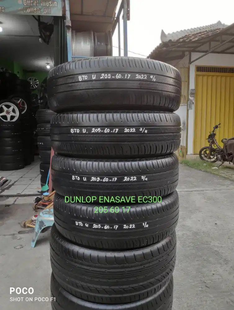 4 pcs ban second DUNLOP ENASAVE EC300 205_60_17 (2022)