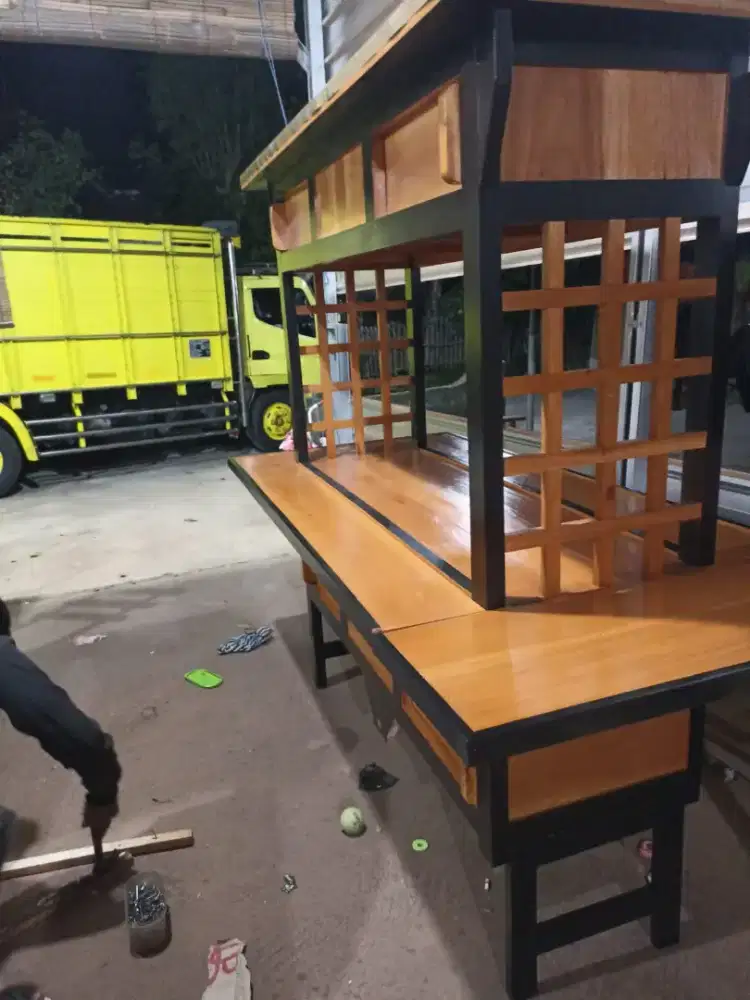 Gerobak Angkringan Bakso Mie Ayam PeceL Bubur Sate Martabak Ronde dlL