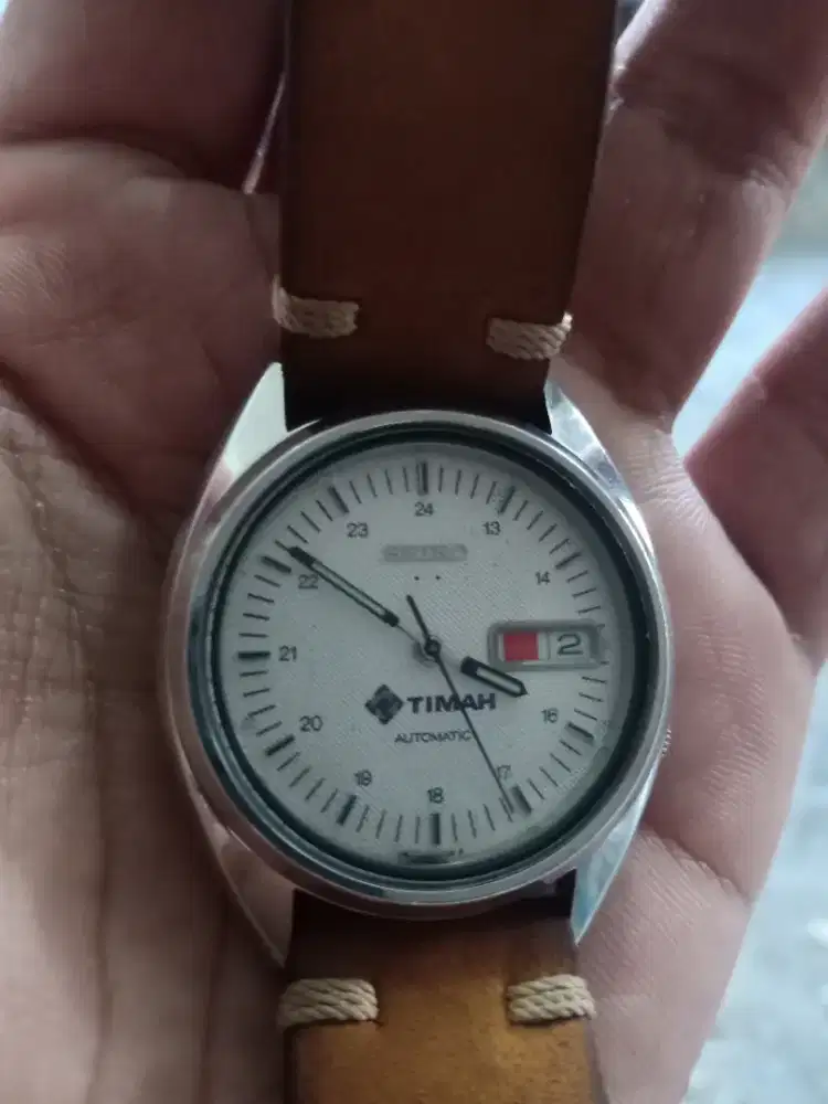 seiko 5 automatic 7s26 timah special limited edition kolektor item