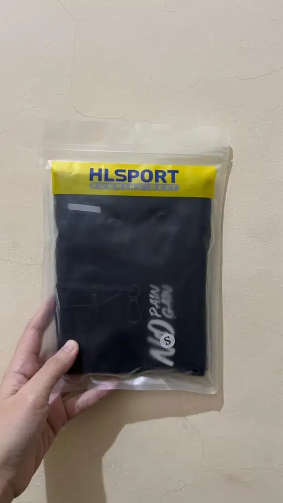 RUNNING BELT HL SPORT NO PAIN NO GAIN UKURAN S