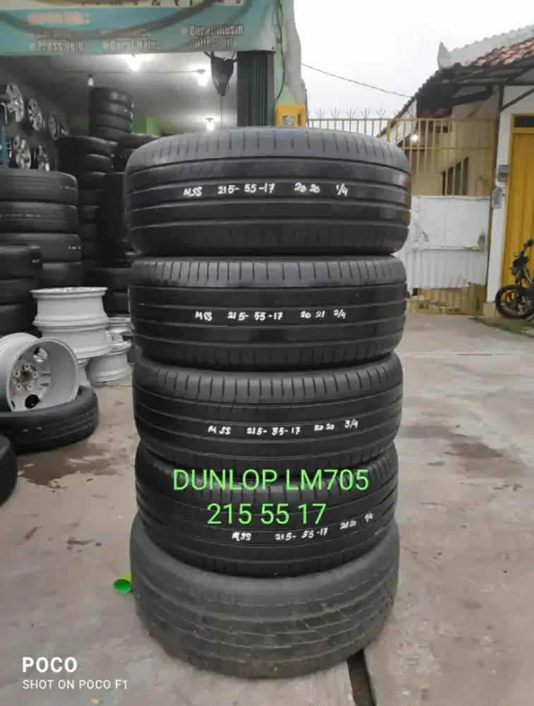 4 pcs ban second DUNLOP LM705 215_55_17 (2021+2020)
