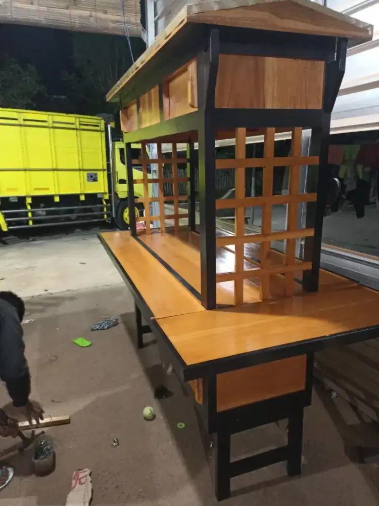 Gerobak Angkringan Bakso Mie Ayam PeceL Bubur Sate Martabak Ronde dlL