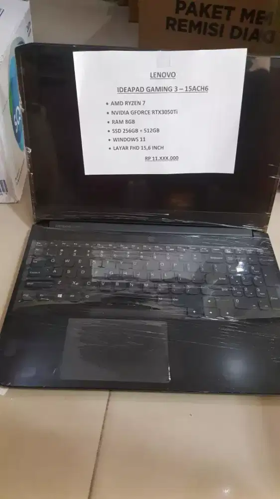 Laptop murah Lenovo Amd ryzen 7