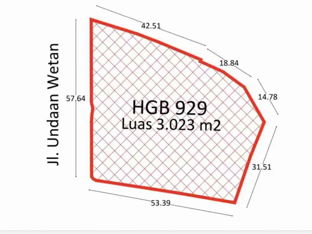 JUAL TANAH PUSAT KOTA SURABAYA UNDAAN WETAN