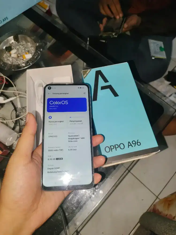 Hp Oppo A96 8+4/256 Fullset
