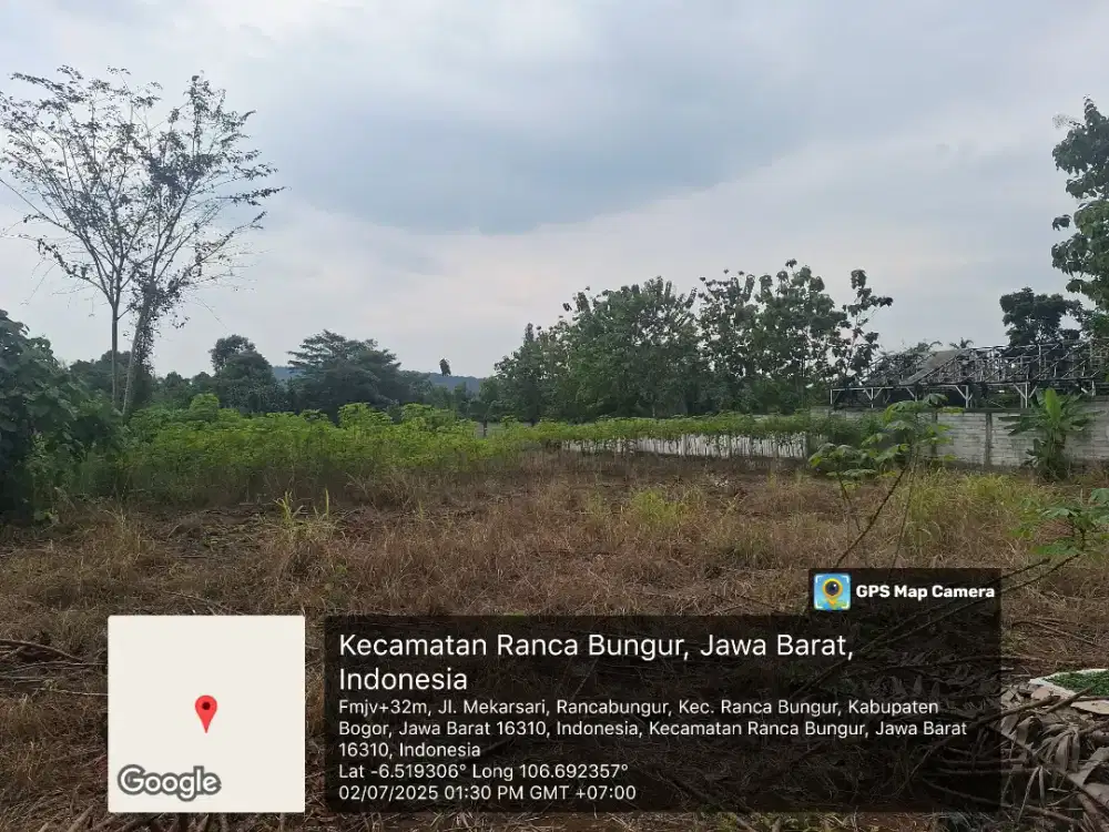 Dijual cepat sebidang tanah luas 2.714 m² pinggir jalan