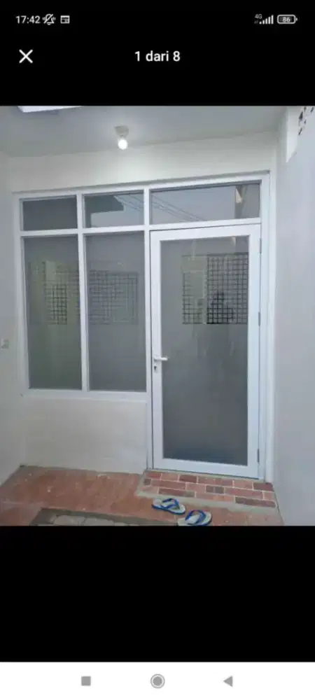 Kusen aluminium dan kaca