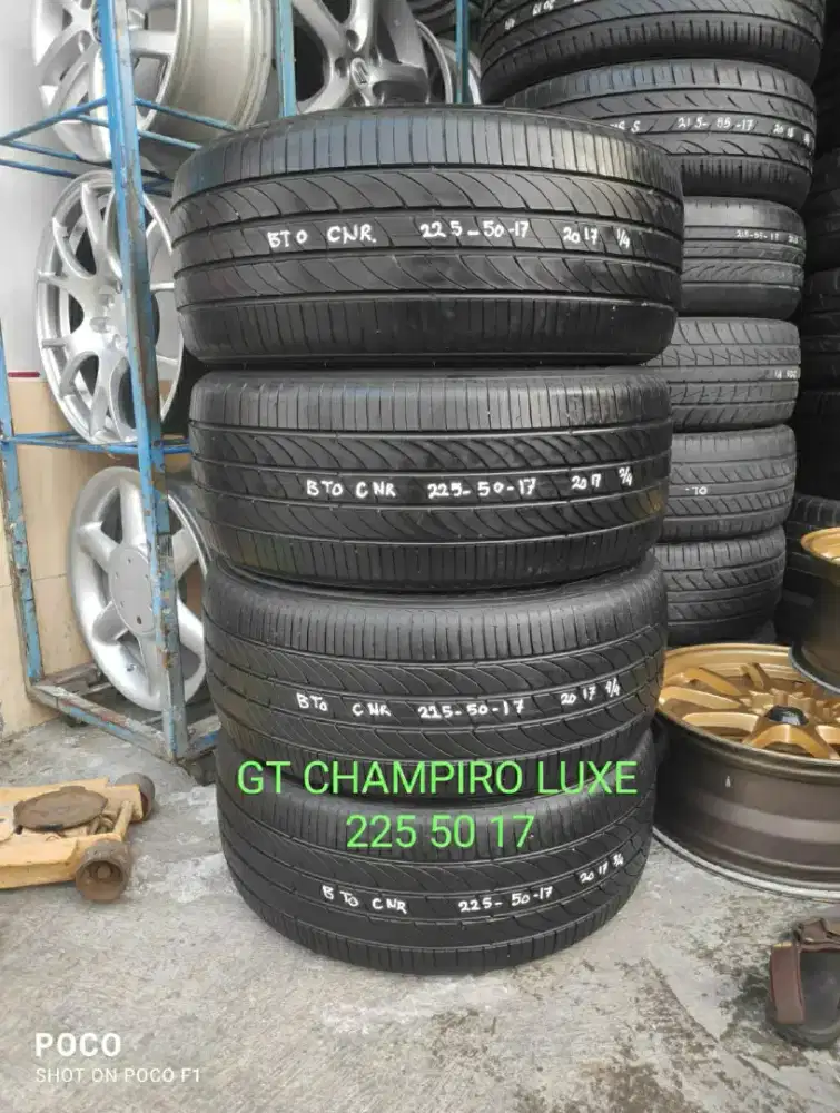 4 pcs ban second GT CHAMPIRO LUXE 225_50_17 (2017)