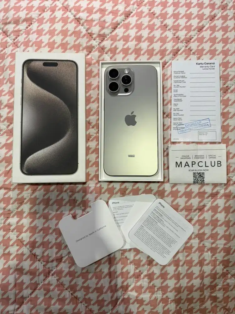 IPHONE 15 PRO MAX 256GB (GARANSI RESMI DIGIMAP / IBOX)