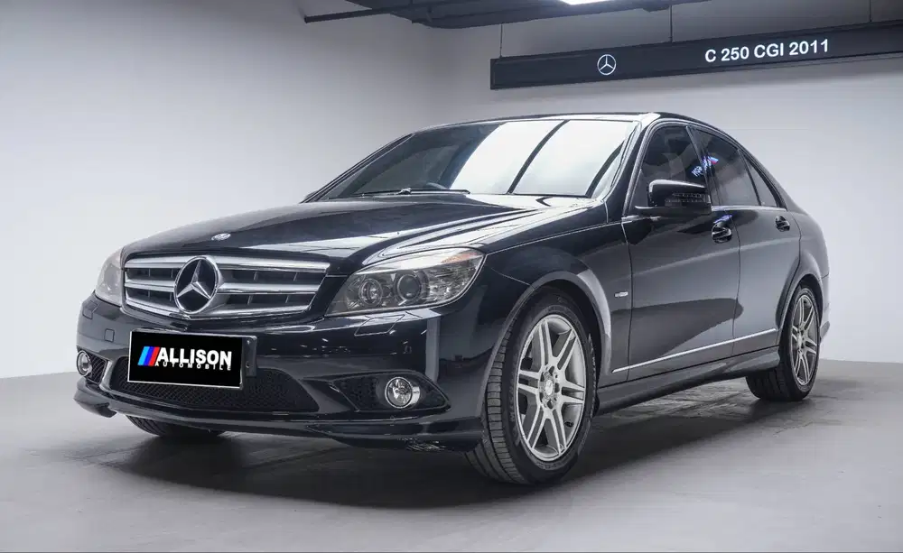 [TDP 11,9Jt] Mercedes C250 CGi 1.8 AT 2011 Hitam NoPol Ganjil