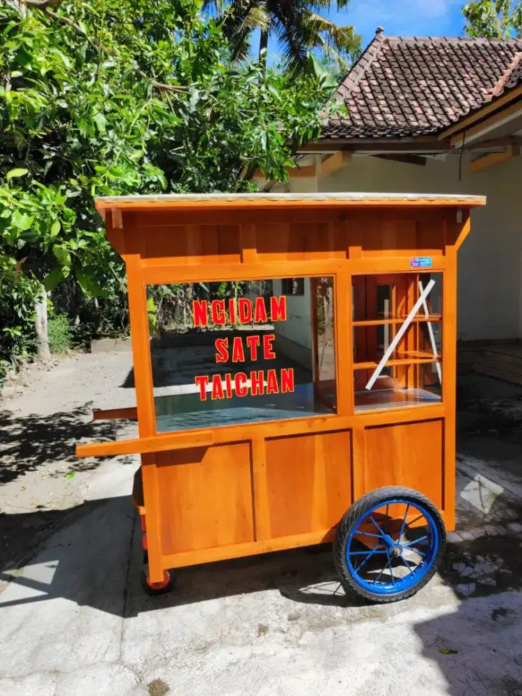 Gerobak Angkringan Bakso Mie Ayam PeceL Bubur Sate Martabak Ronde dlL